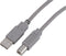 Sharkoon 4044951015306 - USB 2.0 kabel - USB-A naar USB-B - 100cm - Grijs