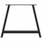 vidaXL - Salontafelpoten - 2 - st - A-vormig - 100x(72-73) - cm - staal - zwart
