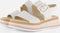 Gabor Sandalen - Platte sandalen - G-leest - Wit - Maat 39