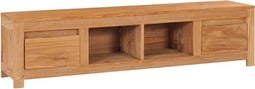 vidaXL - Tv-meubel - 135x30x35 - cm - massief - teakhout