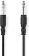Nedis CAGP23000BK20 - Stereo audiokabel 6,35 mm - 200 cm - Zwart
