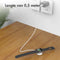 iMoshion Draadloze Oplader Geschikt voor de Apple Watch - Oplaadkabel voor Apple Watch Series 1 / 2 / 3 / 4 / 5 / 6 / 7 / 8 / 9 / SE (2) / Ultra (2) - 2-in-1 USB-A & USB-C - 0,5 meter - Wit