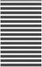 vidaXL - Zebra - rolgordijn - 140x230 - cm - stofbreedte - 135,9 - cm - zwart