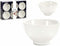Set van 6x stuks serveer/dessertschaaltjes van porselein 11 cm - Kommetjes/schaaltjes