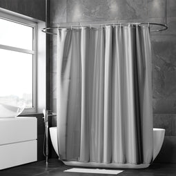 Loti Living Douchegordijn - Waterdicht - Anti Schimmel - Grijs 180x200 cm