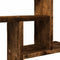 vidaXL - Wandschappen - 2 - st - 38x12x38 - cm - bewerkt - hout - gerookt - eikenkleurig