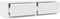 vidaXL - TV-Meubel - Wit - 100x31x25,5 - cm - Bewerkt - Hout