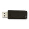 Verbatim Slider - USB-stick 128GB - Intrekbaar - Zwart