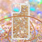 Lunso - Backcover hoes met koord - Geschikt voor iPhone 13 Pro - Glitter Goud