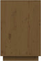 vidaXL - Bureau - 140x50x75 - cm - massief - grenenhout - honingbruin