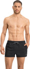 PUMA Swim Short Length - Korte Zwembroek Heren - Elastische Tailleband - Zwart - Maat S