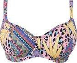 Freya CALA FIESTA Sweetheart Bikini Top - Padded - Gebloemd Roze/Zwart/Blauw/Geel
