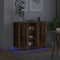vidaXL - Dressoir - met - LED - - - Oud - Hout - 90x32x75 - cm - Gelaagd - Hout