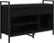 vidaXL - Schoenenbank - 85,5x32x57,5 - cm - bewerkt - hout - zwart