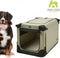 Maelson Soft Kennel - Opvouwbare hondenbench met stalen frame - Beige - Large 92
