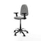 Piqueras y Crespo B2D01RP - Bureaustoel - Hoogteverstelbaar met armleuning - Lichtgrijs