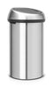Brabantia Touch Bin - Prullenbak - 60 liter - Matt Steel Fingerprint Proof - Soft-Touch sluiting