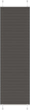 vidaXL - Plissé - rolgordijn - 60x200 - cm - stofbreedte - 59,4 - cm - polyester - zwart