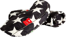 Wobs Fietshandwarmers Unisex - Stars Black & White - One Size