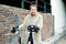 Wobs Fietshandwarmers Unisex - Stars Black & White - One Size