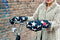 Wobs Fietshandwarmers Unisex - Stars Black & White - One Size