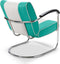 Bel Air Retro Loungestoel LC-01 Turquoise