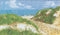 Thea Gouverneur - Borduurpakket met telpatroon - 1052 - Voorgesorteerde DMC Garens - Duinen - Linnen - 20 cm x 33 cm - DIY Kit