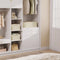 Woltu Opvouwbare Opbergdozen Set van 3 - Crème - 47 x 28 x 20 cm