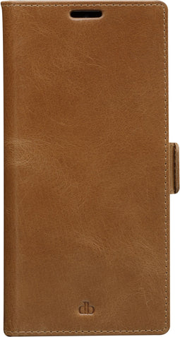 Dbramante1928 Copenhagen - Flip cover - Echt leder met pashouder en standaardfunctie - Bruin