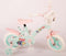 Woezel & Pip Kinderfiets - Meisjes - 10 inch - Mint Blauw/Roze - Doortrapper