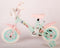 Woezel & Pip Kinderfiets - Meisjes - 10 inch - Mint Blauw/Roze - Doortrapper