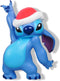 Disney - 3D Garden Statue Stitch With Santa Hat 34x31x49 cm kerstor...