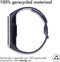 iMoshion Bandje Geschikt voor Samsung Galaxy Fit 2 - iMoshion Siliconen sport band met inkliksysteem gesp - Blauw