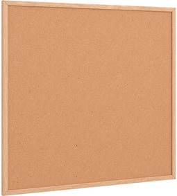 vidaXL - Kurkbord - met - massief - grenenhouten - frame - 60x55 - cm