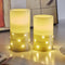 Pauleen 48120 Fairy Lights Candle wask 2 stuks Set Timer batterij wit/zilver was