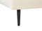 GUERET - Chaise longue - Beige - Symmetrisch - Fluweel