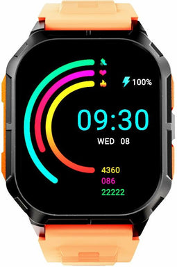HiFuture FutureFit Ultra3 - Smartwatch - Hartslagmonitoring Slaapmonitoring Waterdicht - Oranje