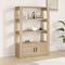 vidaXL - Dressoir - 80x30x119,5 - cm - bewerkt - hout - sonoma - eikenkleurig