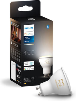 Philips Hue Spot - GU10 - Slimme LED-spot met dimfunctie - Warm tot koelwit licht (1 pack)