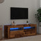 vidaXL - Tv-meubel - met - LED - 120x35x40 - cm - bewerkt - hout - oud - hout