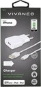 Vivanco TCVVLIGHTN24AW - USB-laadkabel - MFI gecertificeerd 1,2 m - Wit