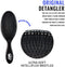 Wet Brush - Original Detangler haarborstel - Ultra-zacht IntelliFlex - Zwart