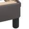 vidaXL - Bedframe - met - hoofdbord - kunstleer - grijs - 80x200 - cm