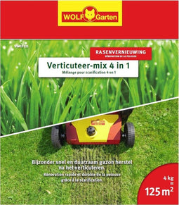WOLF-Garten verticuteermix V-MIX 125 - kiemgarantie - gebruik na verticuteren - gazon herstel - voor 125m2