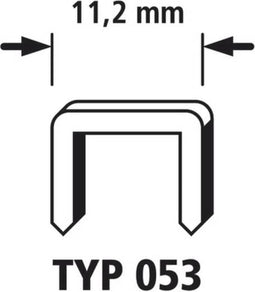 Wolfcraft 7032100 Nieten met brede rug Type 53 5000 stuk(s) Afm. (l x b) 8 mm x 11.2 mm