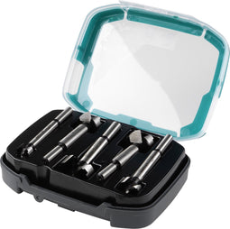 wolfcraft - Houtcilinderboren staal 5-delig - Scharnierboor - Forstnerboor- Houtcilinderboorset - Houtcilinderboor - 1002000