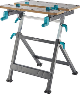 wolfcraft - MASTER 650 ERGO - Verstelbare Werkbank - Werktafel met bankschroef - Klemtafel Inklapbaar - Opvouwbaar - 6870000 - 10 JAAR GARANTIE