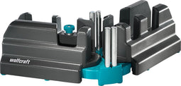 wolfcraft - Zweihaak en Verstekbak I 6948000 I 2-in-1-product voor plinten zagen - Overzet plinten - 70mm
