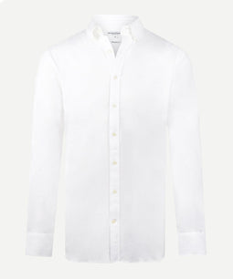 McGregor Stretch Piqué Shirt - Regular Fit - Ademend - Wit - Maat S