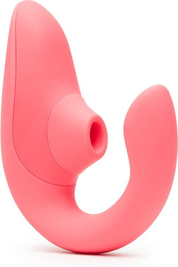 Womanizer Blend Dubbele Stimulator - Rabbit-Vibrator - Pleasure Air-Clitorisstimulatie - G-Spot-Vibraties en Zuiging van Clitoris - Volwassen Speelgoed voor Vrouwen - Waterdicht en Oplaadbaar - Rosé